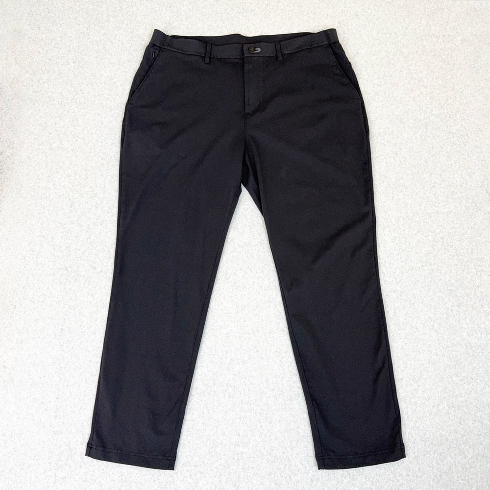 Public Rec Mens Black Pants 38x30 Inseam 28.5 Performance Tech Work Casual READ